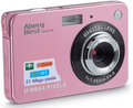 AbergBest 21 Mega Pixels 2.7" LCD Rechargeable HD Digital Camera Video Camera Digital Students Cameras,Indoor Outdoor for Adult/Seniors/Kid (Purple)