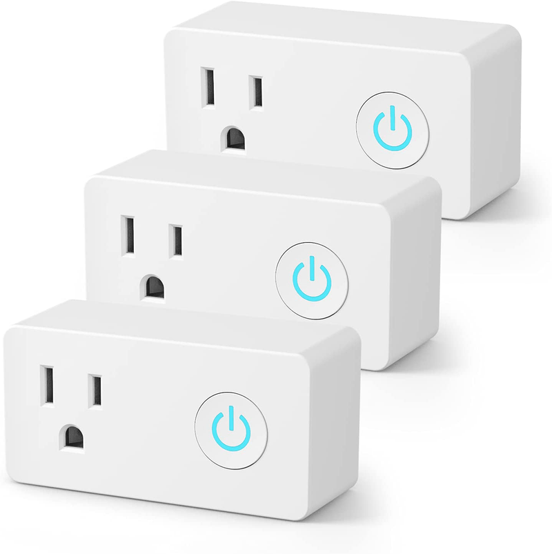 BN-LINK WiFi Heavy Duty Smart Plug Outlet, No Hub Required with Energy Monitoring and Timer Function, White, Compatible with Alexa and Google Assistant, 2.4 Ghz Network Only (4 Pack)