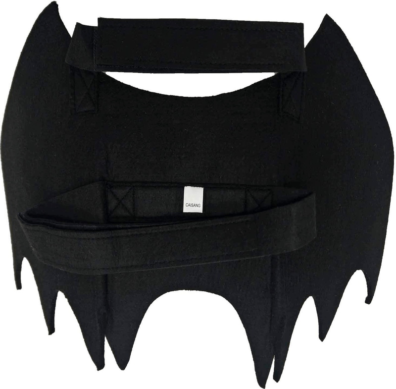 CAISANG Cat Halloween Costume, Cat Bat Wings Small Dog Costume Outfits for Cosplay, Pet Costumes, Dress up Accessories Apparel for Cat, Small Dogs - Black