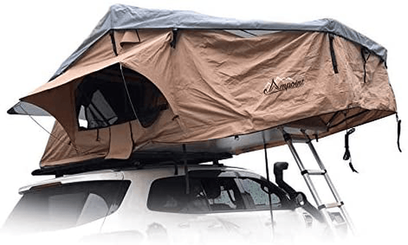 Campoint 2-3 Person Sunroof Rooftop Tent with Skyline Rainfly and Ladder