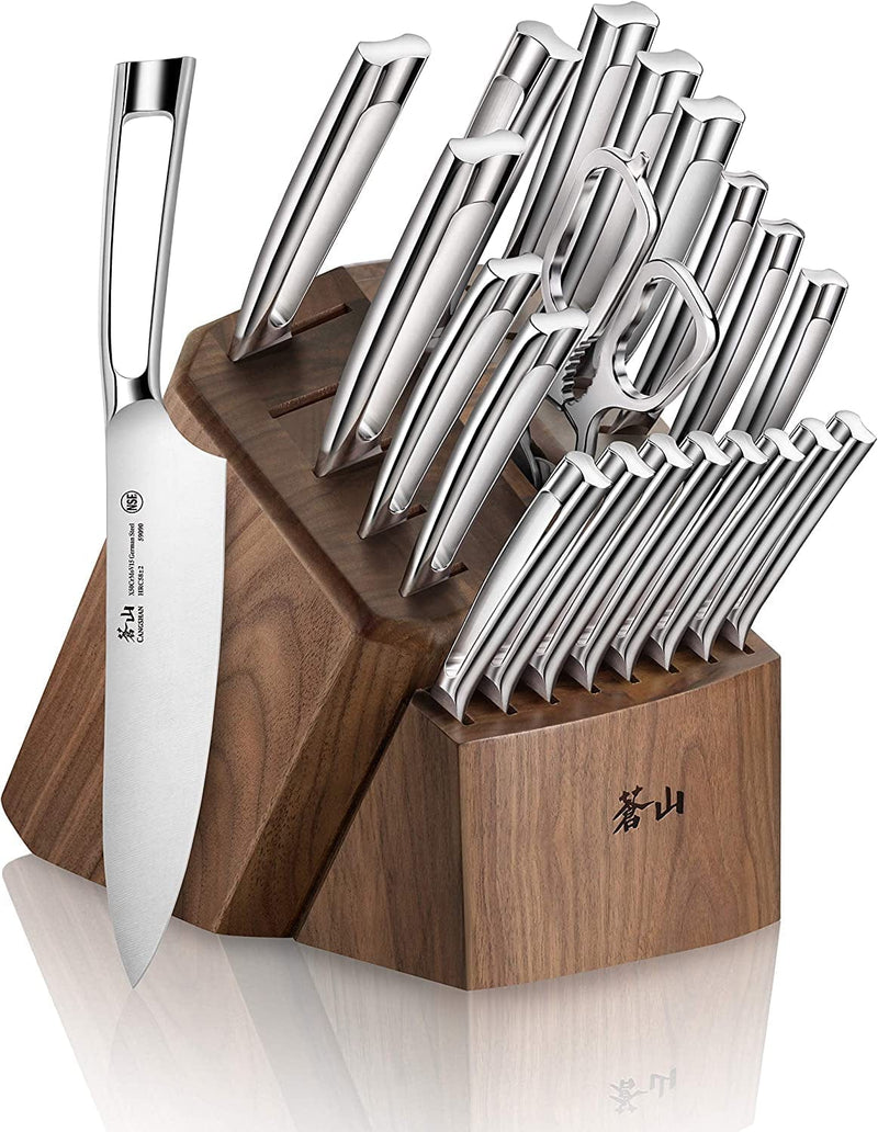 Cangshan N1 Series 59205 6-Piece German Steel Forged Knife Block Set, Oprah'S Favorite Things 2017