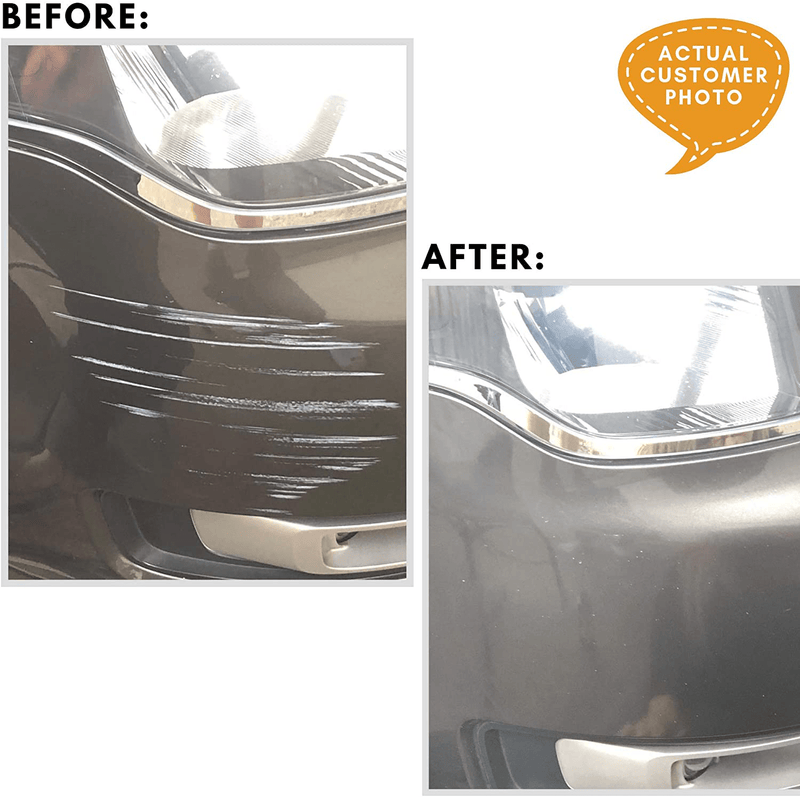 Carfidant Black Car Scratch Remover - Ultimate Scratch and Swirl Remover for Black and Dark Paints- Solvent & Paint Restorer - Repair Paint Scratches, Scratches, Water Spots! Car Polish Buffer Kit