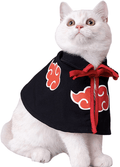 Cat Cloak Anime Ninja Costume，Halloween Pet Clothes,Pet Cloak Cosplay Party for Small Dogs Cats Clothing
