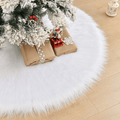 CELIVESGG 48" Christmas Tree Skirt Tree Skirt Double Layers a Fine Decorative Handicraft for Holiday Party … (Beige)