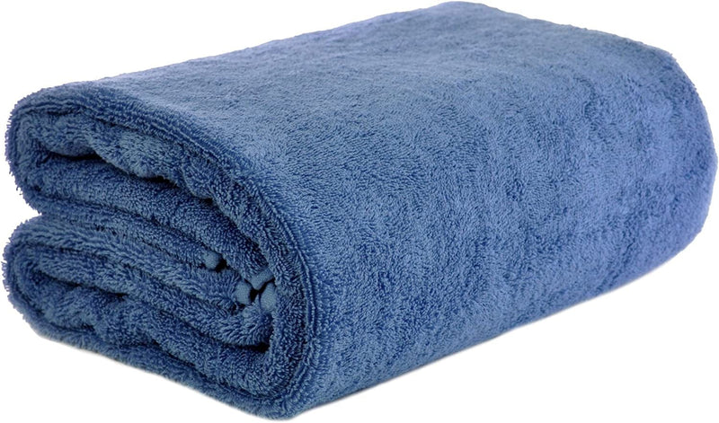 Chakir Turkish Linens Turkish Cotton - Oversized (40-Inch-By-80-Inch) Bath Towel, Beige