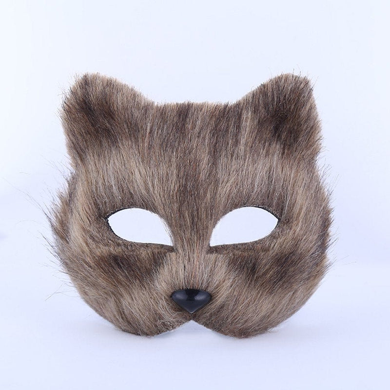 Cheers.Us Fox Masks Costume Furry Masquerade Party Decorative Masks Stage Performance- Props Fox Masks