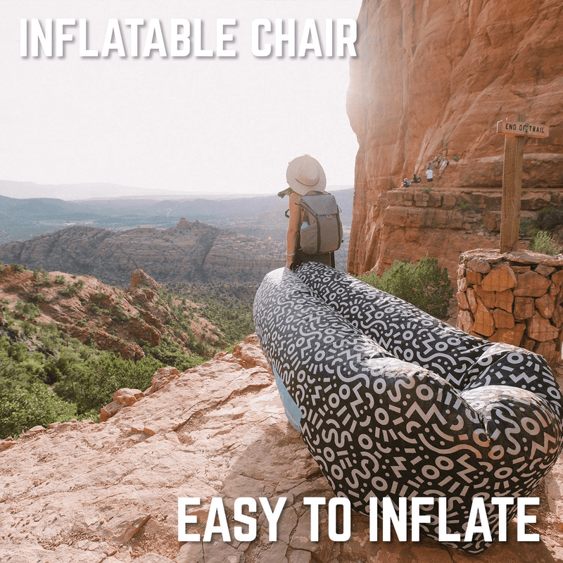 Chillbo Shwaggins Inflatable Couch – Cool Inflatable Chair. Upgrade Your Camping Accessories. Easy Setup Is Perfect for Hiking Gear, Beach Chair and Music Festivals.