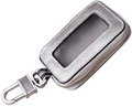 Universal Vehicle Smart Key Case Remote Fob Case Leather Car Key Holder Keychain Ring Case Bag for Men Women