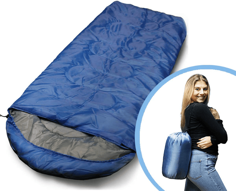 10 Pack of Camping Lightweight Sleeping Bags – 3 Season Warm & Cool Weather – Outdoor Gear, Adults and Kids, Hiking, Waterproof, Compact, Sleep Bag Bulk Wholesale