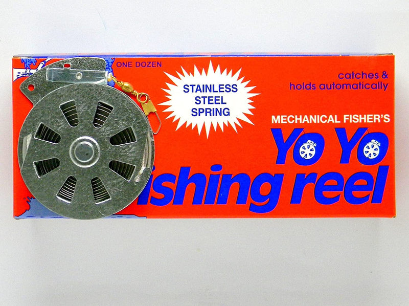 12 Mechanical Fisher'S Yo Yo Fishing Reels (Flat Trigger Model)