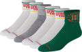 Hanes Unisex Stranger Things Socks Pack, Unisex Ankle Socks with Fold-Over Cuffs