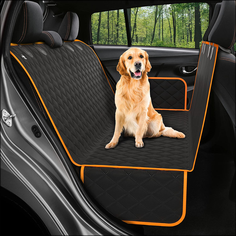Dog Back Seat Cover Protector Waterproof Scratchproof Nonslip Hammock for Dogs Backseat Protection Against Dirt and Pet Fur Durable Pets Seat Covers for Cars & SUVs