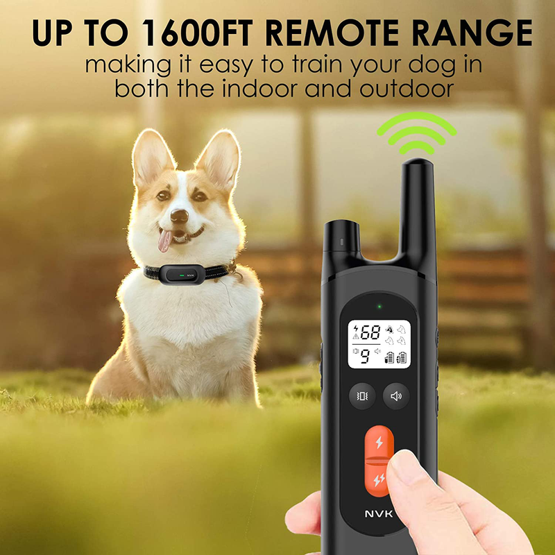NVK Dog Training Collar - 2 Receiver Rechargeable Collars for Dogs with Remote, 3 Training Modes, Beep, Vibration and Shock, Waterproof Training Collar2