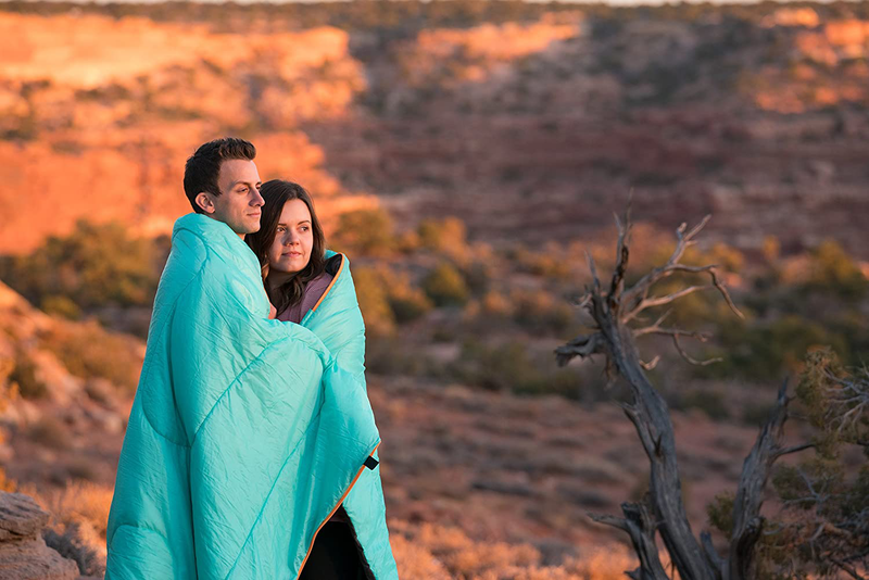 TETON Sports Cascade Double Sleeping Bag; Lightweight, Warm and Comfortable for Family Camping, Teal, 87" X 60"