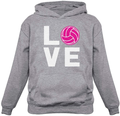 Love Volleyball Gift for Volleyball Lovers Players Girls Women Hoodie