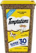 TEMPTATIONS Classic Crunchy and Soft Cat Treats, 30 oz.