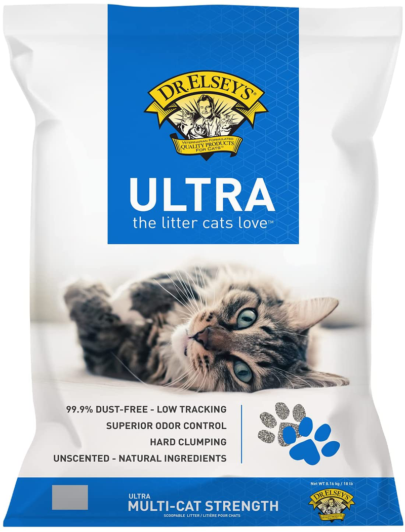 Precious Cat Ultra Cat Litter, 18 Pound (Pack of 1)