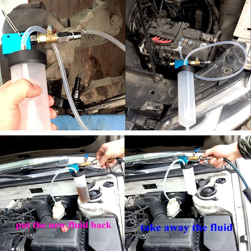 Hanperal Auto Car Brake Fluid Replacement Tool/Brake Fluid Drained Bleeder tool Equipment Kit