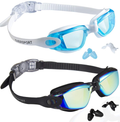 EverSport Swim Goggles Pack of 2 Swimming Goggles Anti Fog for Adult Men Women Youth Kids