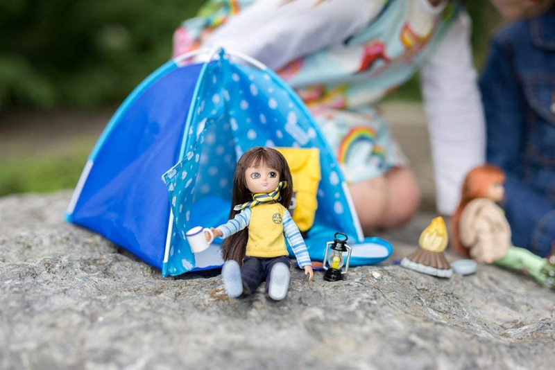 Lottie Dolls Camping Playset | Doll Camping Toys for Girls & Boys | Toy Campfire Doll Camping Accessories | Boy & Girl Camping Toys