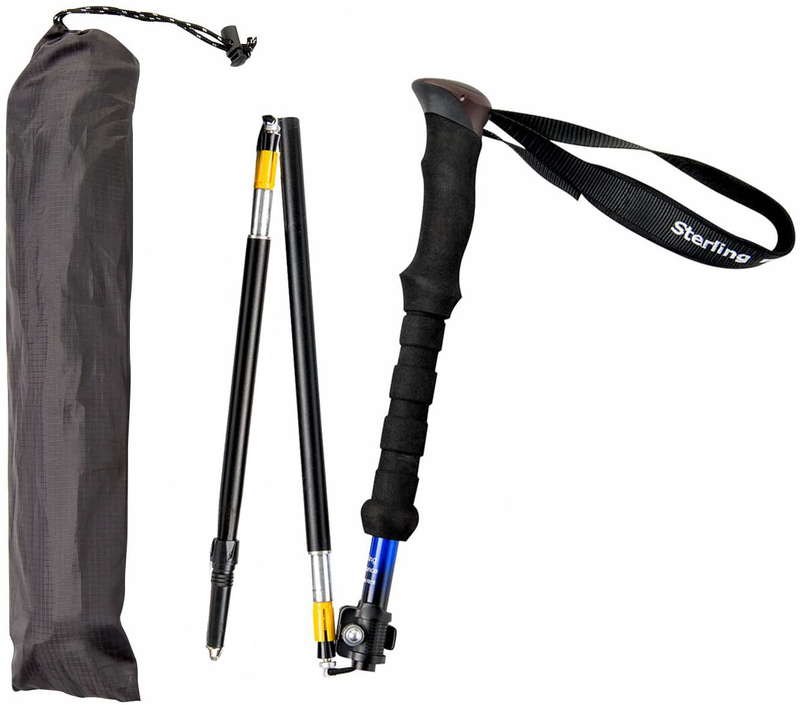 Sterling Endurance Short Person’S Trekking Poles/Collapsible to 13 1/2" / Hiking Poles/Walking Sticks (Buy 1 Pole or 2 Poles)