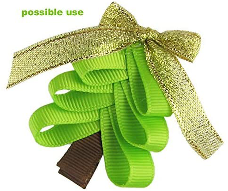 Q-YO Holiday Christmas Grosgrain Ribbon Set for Gift Package Wrapping, Hair Bow Clip Accessory Making, Crafting, Wedding Decor. (60yd(12x5yd) 3/8" Grosgrain Ribbon-Xmas)