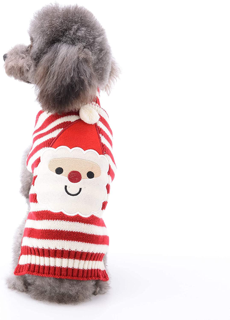 TENGZHI Dog Christmas Sweater Pet Costume XXS Cat Ugly Christmas Sweater Fall Puppy Jumper Dog Outfit for Small Medium Dogs Girl