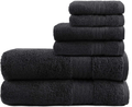 TRIDENT Soft and Plush, 100% Cotton, Highly Absorbent, Bathroom Towels, Super Soft, 6 Piece Towel Set (2 Bath Towels, 2 Hand Towels, 2 Washcloths), 500 GSM, Teal