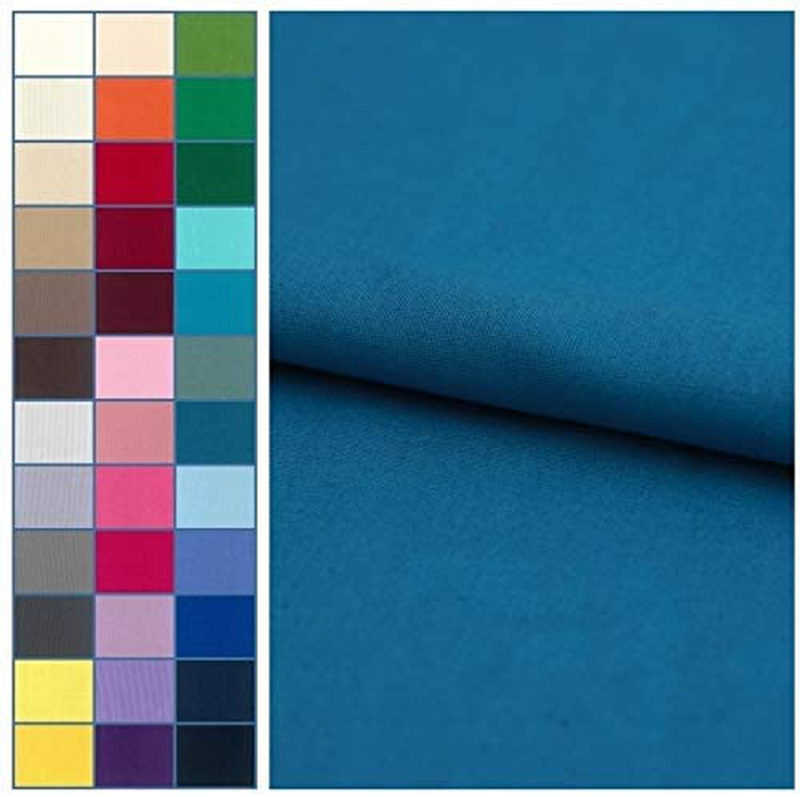 COTTONVILL 20COUNT Cotton Solid Quilting Fabric (3yard, 33-Blue Moon)