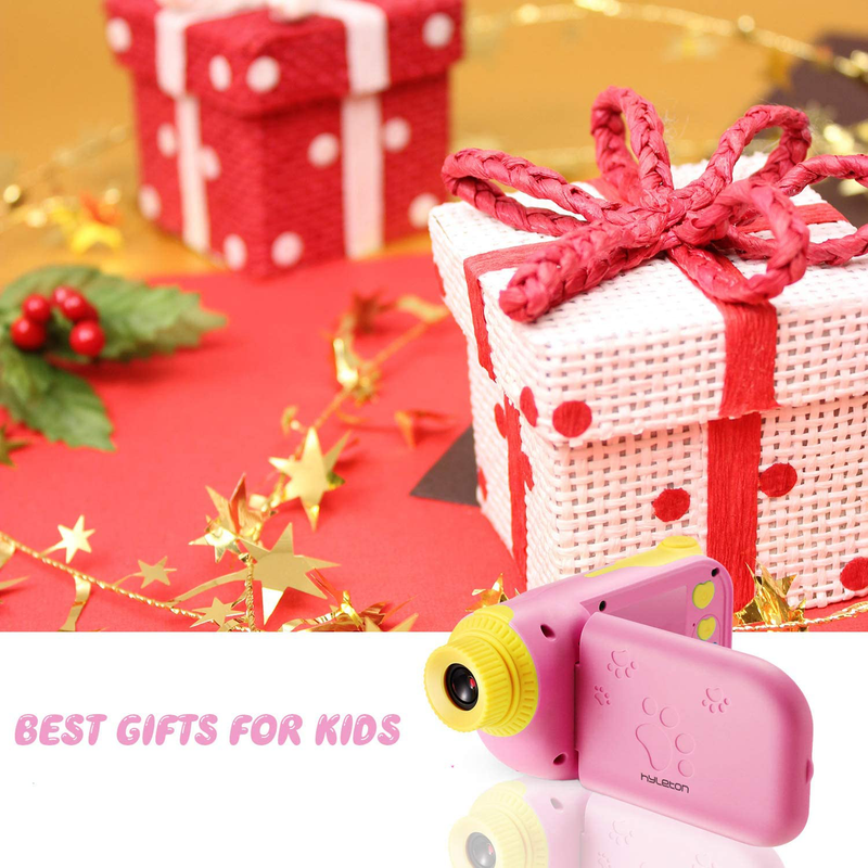 Kids Video Camera for Girls Gift,hyleton 1080P FHD Digital Kids Camera Camcorder Video DV with 2.4" Screen for Age 3-10