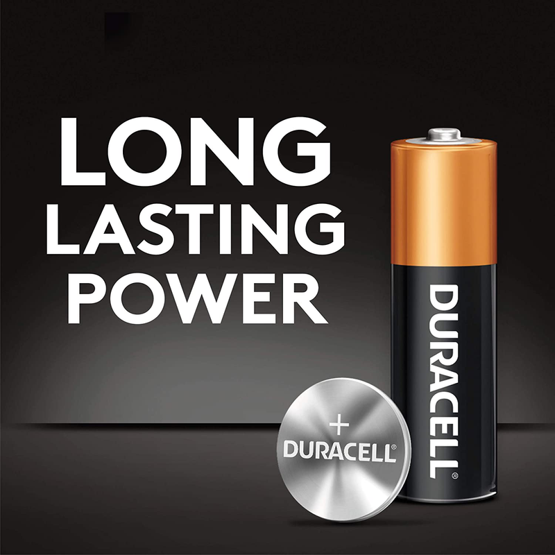 Duracell - CopperTop 9V Alkaline Batteries - long lasting, all-purpose 9 Volt battery for household and business - 4 count