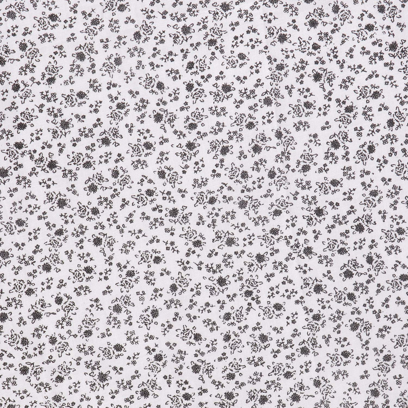 Lintat Black Series Floral Cotton Fabric Textile Quilting Patchwork Fabric Fat Quarter Bundles Fabric for Scrapbooking Cloth Sewing DIY Crafts Pillows 50X50cm 7pcs/lot