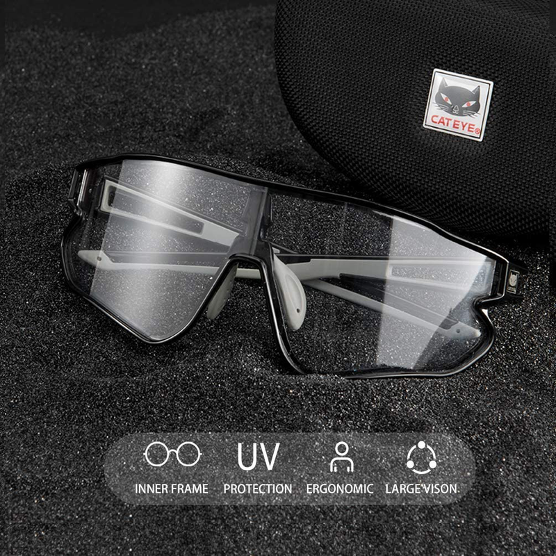 Photochromic Sunglasses for Men Women Bike Glasses 100% UV Protection