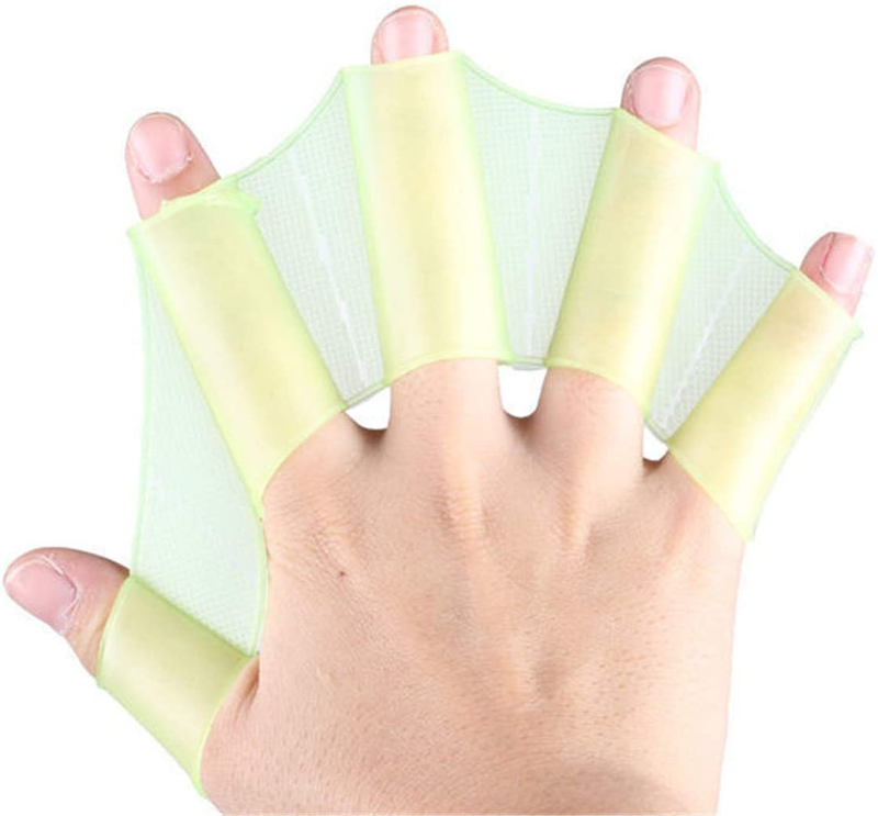 DDNFO Swimming Fins 3 Pair Unisex Frog Type Silicone Girdles Swimming Hand Fins Flippers Palm Finger Webbed Gloves Paddle Water Sports.(DDN52)