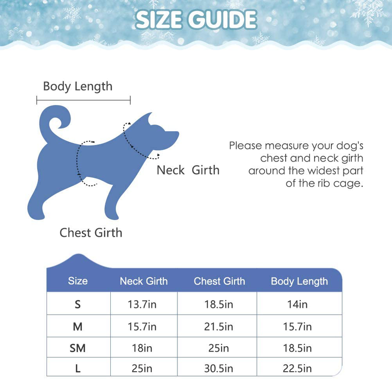Classic Snowflake Dog Sweater - Soft Thickening Dog Cat Warm Coat Apparel, Winter Knitwear Pet Clothes for Cold Weather