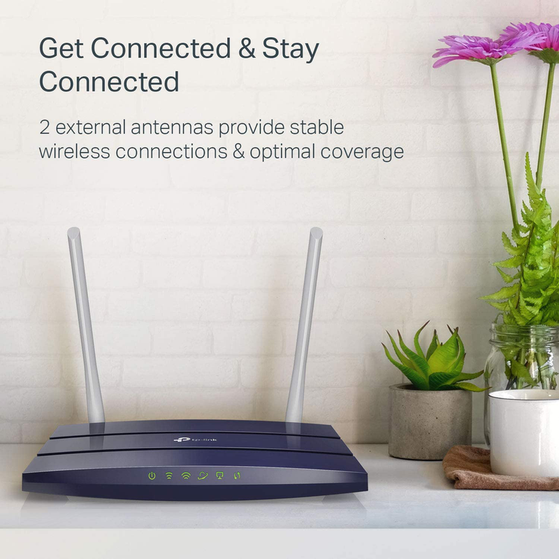 TP-Link AC1200 WiFi Router (Archer A5) - Dual Band Wireless Internet Router, 4 x 10/100 Mbps Fast Ethernet Ports, Supports Guest WiFi, Access Point Mode, IPv6 and Parental Controls