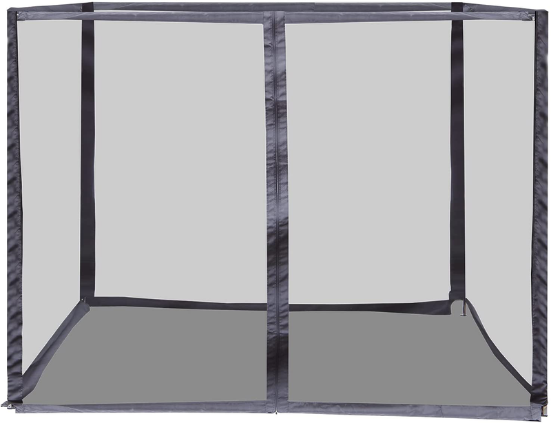 Leisurelife Mosquito Netting Sidewalls Replacement for 10'x10' Pop up Canopy and Gazebo