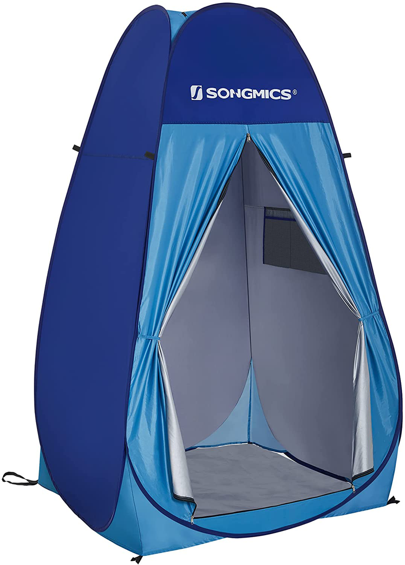 SONGMICS Pop up Privacy Tent, Portable Camping Shower Toilet Changing Shelter