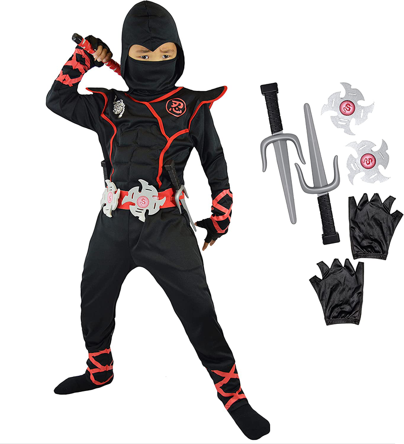 Spooktacular Creations Boys Ninja Deluxe Costume for Kids