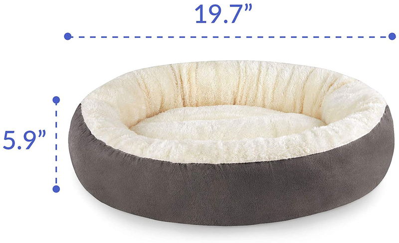 Tempcore Cat Bed for Indoor Cats, Machine Washable Cat Beds, 20 Inch Pet Bed for Cats or Small Dogs,Anti-Slip & Water-Resistant Bottom
