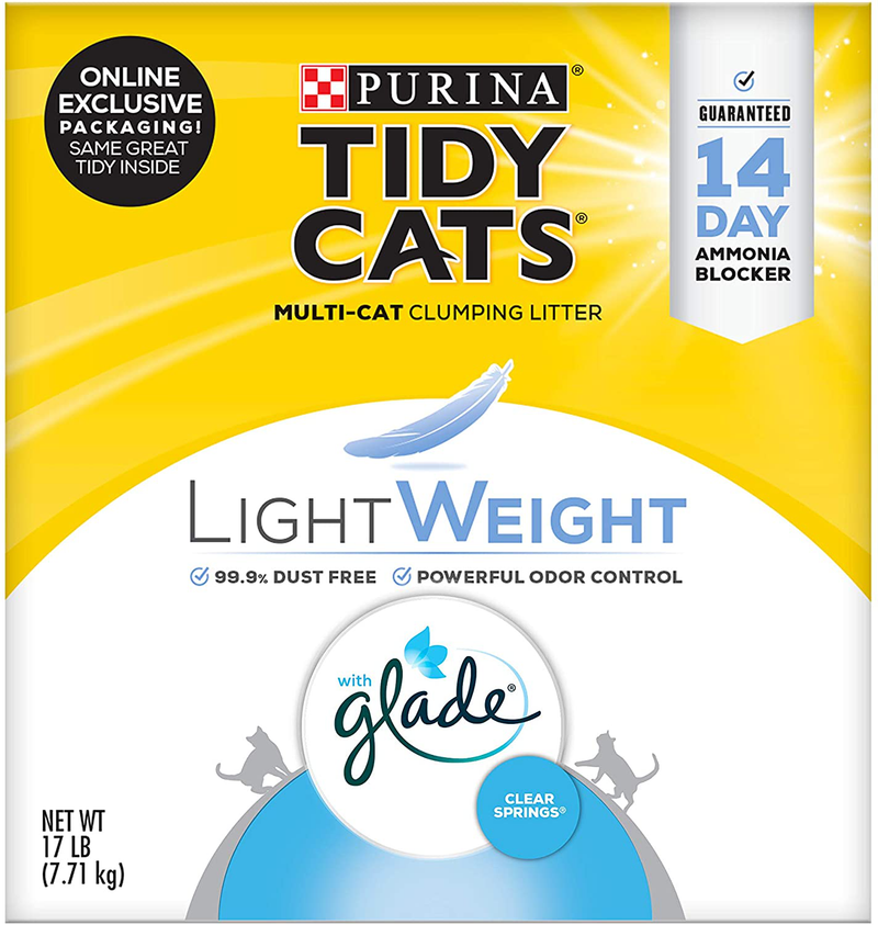 Purina Tidy Cats LightWeight Glade Extra Strength, Scented, Clumping Cat Litter