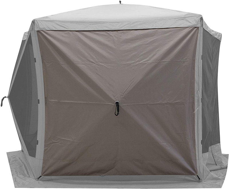 Gazelle GAZL-GA104 Weather-Resistant, Uv-Resistant Waterproof Gazebo Tent Three Wind Screen Panel in Desert Brown, (Tent Not Included)