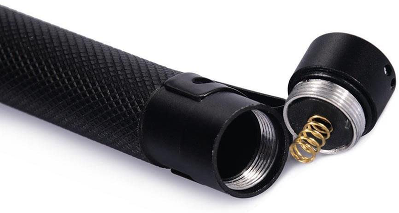 Q5 LED Penlight, 3Pcs 500 Lumen Waterproof Zoom Flashlight Torches with Clip