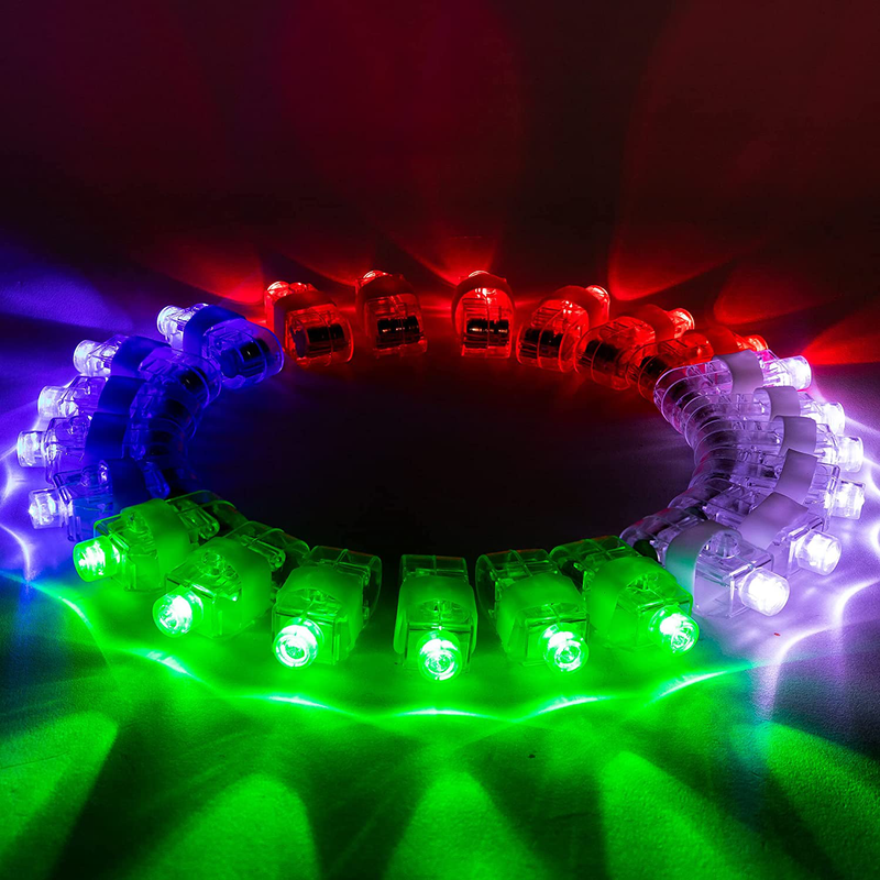 Haooryx 28 Pack Valentines Day Cards with LED Finger Lights for Kids, Valentines Party Favors Classroom Gift Exchange Prize Supplies Funny Light up Greeting Card Led Light Toys School Rewards Supplies