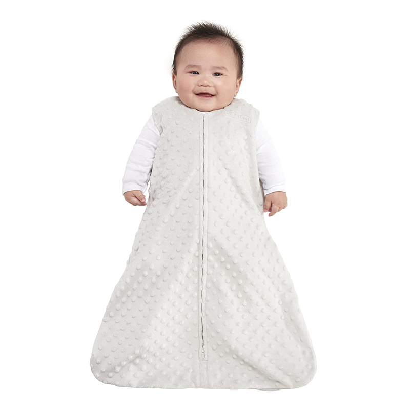 HALO Sleepsack Micro-Fleece Wearable Blanket, TOG 1.0, Grey, Medium