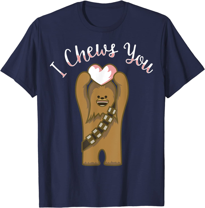 Star Wars Valentines I Chews You Chewbacca Graphic T-Shirt