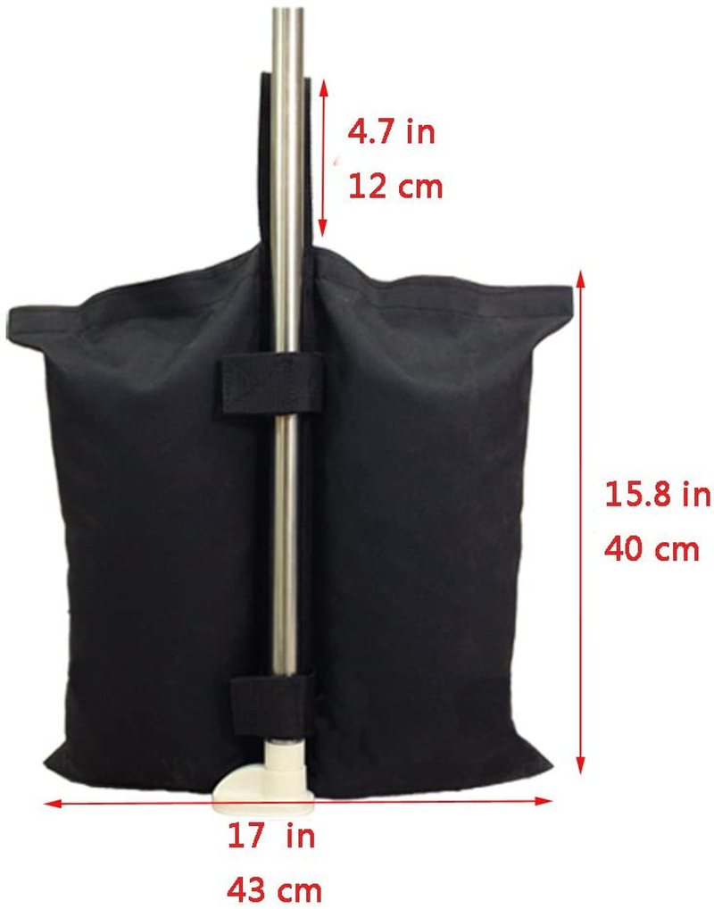 Industrial Grade Heavy Duty Double-Stitched 17-inch Sand Bag Anchor Kit Gazebo Tent Leg Weight Bag for Pop up Canopy Tent Weighted Feet Bag (6 Pack sandbag)
