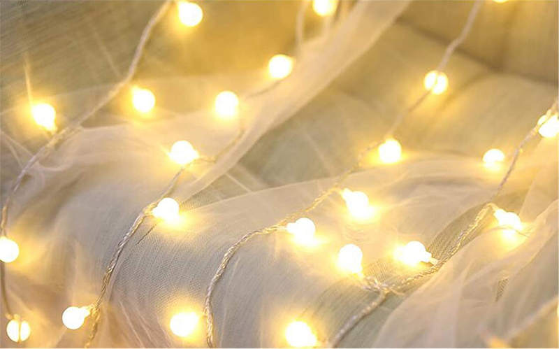 Mosquito Net for Bed, Bed Canopy with 100 Led String Lights, Ultra Large Hanging Queen Canopy Bed Curtain Netting for Baby, Kids, Girls or Adults. 1 Entry,For Single to King Size Beds | Camping