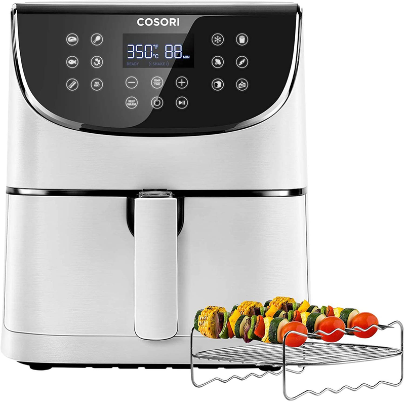 COSORI Smart WiFi Air Fryer(100 Recipes), 13 Cooking Functions, Keep Warm & Preheat & Shake Remind, Works with Alexa & Google Assistant, 5.8 QT, Black
