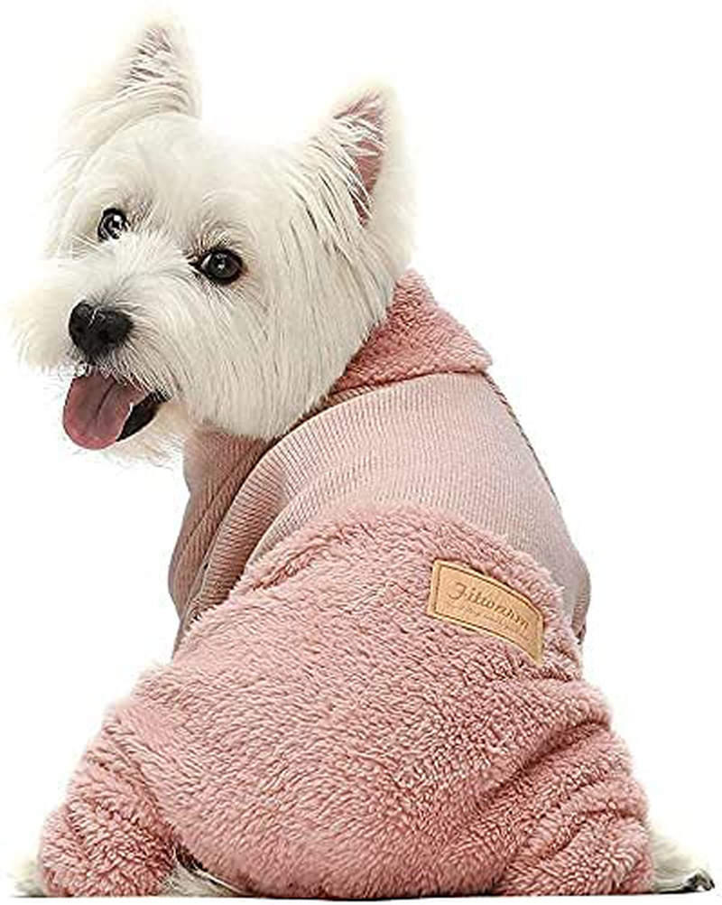 Fitwarm Turtleneck Knitted Dog Clothes Winter Outfits Pet Jumpsuits Cat Sweaters